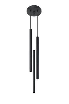 Lampa wisząca PASTELO 3P czarna Sollux