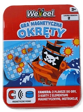 GRA PLANSZOWA MAGNETYCZNA WeVeel OKRĘTY