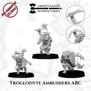Troglodyte Ambushers x6 - 3dmonkey
