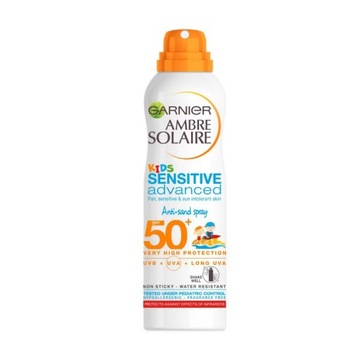 Garnier Ambre Solaire Kids Sensitive SPF50+ Защитный спрей для детей 200мл