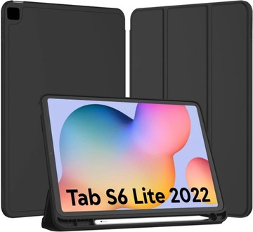 ETUI OCHRONNE do SAMSUNG GALAXY TAB S6 LITE 10.4 P610 P615 2020 2022 CZARNE