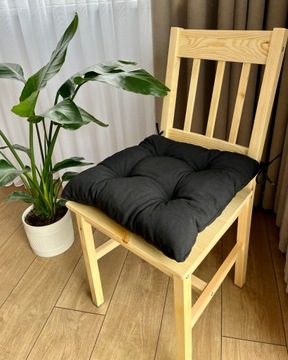 Подушки на стул TRAPEZOID SET BLACK SET 4 шт.