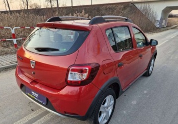 Dacia Sandero II Hatchback 5d TCe  90KM 2014 Dacia Sandero Stepway 90KM 1wlasciciel Alu Czujniki Parkowania Zarejestro, zdjęcie 7