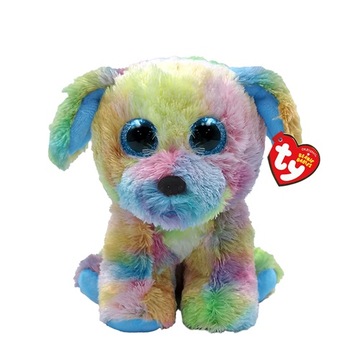 Beanie Babies Max- wielokolorowy pies 15 cm TY