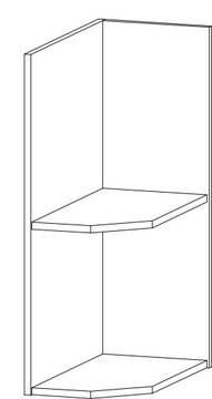 Regał końcowy ASPEN G25PZ-P,biały, GAŁA, GRATISY