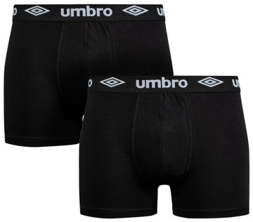 2 X 2PAK UMBRO BOKSERKI MĘSKIE CZARNE XL