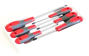 НАБОР ОТВЕРТОК С МАГНИТОМ, 6 ШТ., ПЛОСКИЕ, ПЕРЕКРЕСТНЫЕ