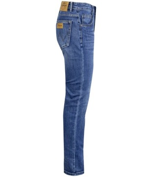 Klasyczne męskie spodnie granatowe jeansy z prostą nogawką 38