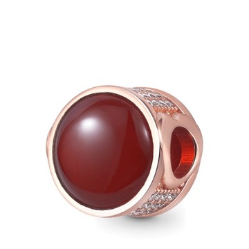 GNOCE - Charms Red Natural Agate (naturalny Agat)