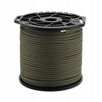 Szpula 9-rdzeniowej liny Paracord 100m Army green