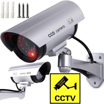 KAMERA ATRAPA IR LED KAMERY ZEWNĘTRZNA Z DIODĄ