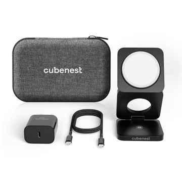 Cubenest S312Pro бездратовая магнитная бирка 3v1 с MagSafe