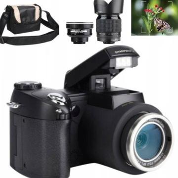 APARAT CYFROWY KAMERA FOTOGRAFICZNA HD 1080P 33MP 3" LCD 24X ZOOM LED