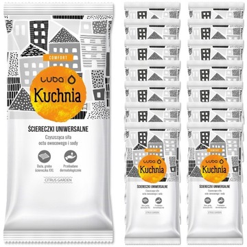 CHUSTECZKI NAWILŻANE UNIWERSALNE - KUCHNIA 15x32sz