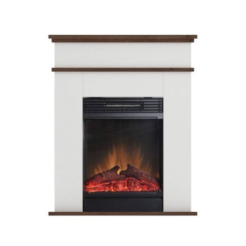 Kominek elektryczny wolnostojący Fori W03-Biały, dąb 1400W LED Warmtec
