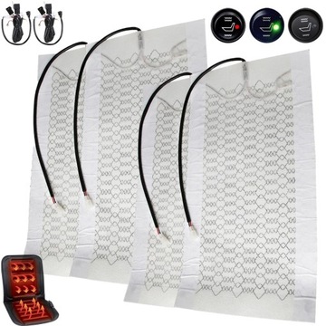 КОМПЛЕКТ НАГРЕВАТЕЛЬНЫХ КОВРИКОВ ДЛЯ ОБИВКИ ПРЕДОТВРАЩАЕТ ПЕРЕГРЕВ КОМФОРТ