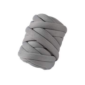 gruba włóczka do robótek ręcznych Szary