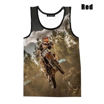 Koszulka bez rękawów Motorcycle Motocross