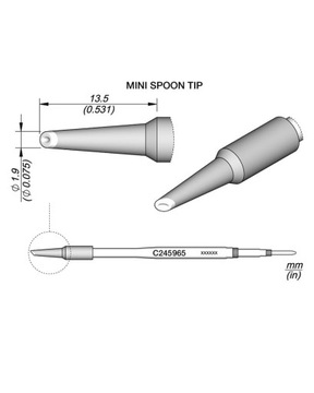 Grot minifala 1.9 mm JBC C245965
