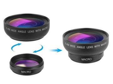 УНИВЕРСАЛЬНЫЙ ОБЪЕКТИВ ДЛЯ ТЕЛЕФОНА 2 в 1 12,5-кратный зум