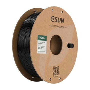 eSun TPU-95A Filament czarny 1.75mm 1kg papierowa szpula