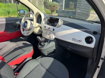 Fiat 500 II Seria 4 0.9 TwinAir 85KM 2016 FIAT 500c lift kabriolet 0.9 benzyna 112 tys km, lekko uszkodzony, zdjęcie 8