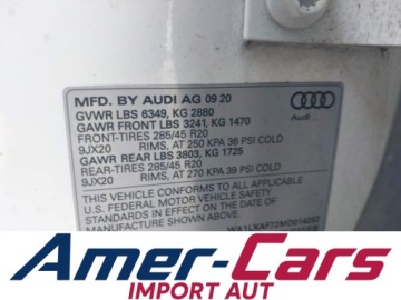 Audi Q7 II (4M) 2021 Audi Q7 2021 AUDI Q7 PREMIUM PLUS 55 TFSI QUATTRO TIPTRONIC 3.0 Benzyna, zdjęcie 8