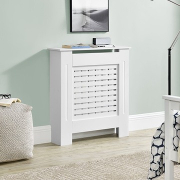 КРЫШКА КОРПУСА РАДИАТОРА, БЕЛАЯ МДФ МДФ