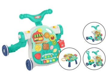 ИНТЕРАКТИВНЫЙ НАСТОЛЬНЫЙ САМОКАТ WALKER PUSHER ОБРАЗОВАТЕЛЬНАЯ ПАНЕЛЬ 4 В 1