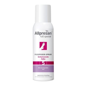 Allpresan 5 Puder w sprayu do stóp o kojącym zapachu na potliwość 125ml