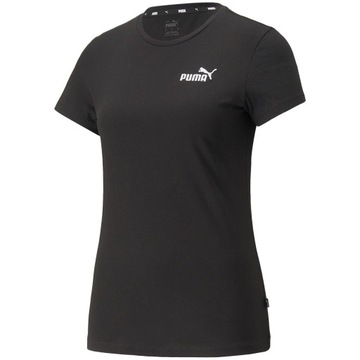 Koszulka damska Puma ESS+ Embroidery Tee czarna -