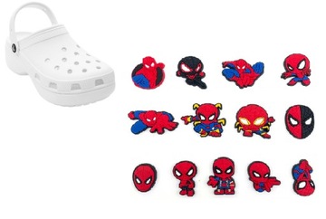 БУЛАВКИ CROCS ДЛЯ ОБУВИ «Человек-паук», 13 шт., булавки «Человек-паук»