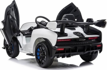 MCLAREN БЕЛЫЙ АВТОМОБИЛЬ С АККУМУЛЯТОРОМ 12V 2x45W ПУЛЬТ ДИСТАНЦИОННОГО УПРАВЛЕНИЯ
