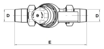 РЕДУКТОР ДАВЛЕНИЯ ВОДЫ CALEFFI 1 ДЮЙМ + МАНОМЕТР