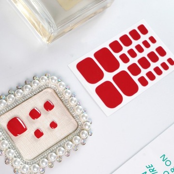 Nail Decor Наклейки для ногтей на ногах, 12 листов