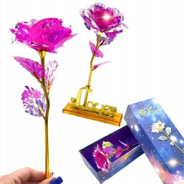 PREZENT NA DZIEŃ KOBIET DLA NIEJ ŻONY WIECZNA RÓŻA FLOWER BOX