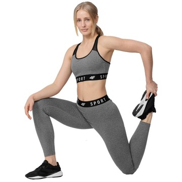 leginsy damskie legginsy sportowe spodnie bawełniane fitness długie r. s pr