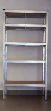 SOLIDNY STABILNY METALOWY REGAŁ MAGAZYNOWY DO GARAŻU PIWNICY 5 PÓŁEK