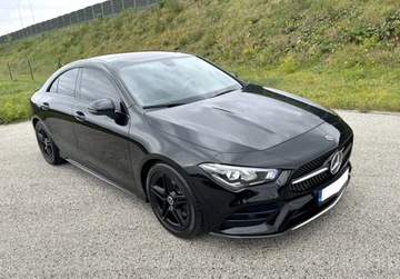 Mercedes CLA C118/X118 Coupe 2.0 250 224KM 2020 Mercedes-Benz CLA 4x4 2.0 224 KM AMG LINE NIGHT PAKIET 2020r Warszawa 2.0