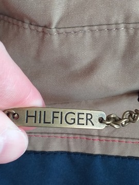 TOMMY HILFIGER PŁASZCZ PROCHOWIEC MĘSKI L KHAKI