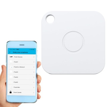 iTrack4 Lokalizator Bluetooth 5.0 Ładowany USB Brelok Kluczy Portfela Alarm
