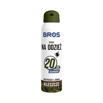 Spray na odzież BROS Kleszcze 20 dni ochrony 90 ml
