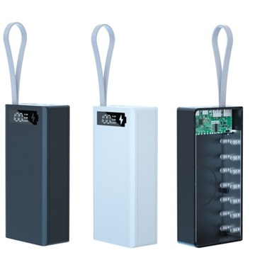 Корпус PowerBank 14x 18650 USB C Micro, НА ВИНТАХ