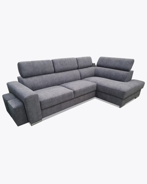Narożnik Loft 217 z pufami w boczku