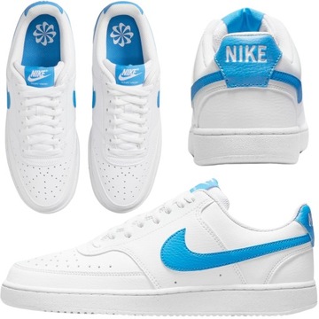 NIKE BUTY MĘSKIE SPORTOWE COURT VISION LOW DH2987-105 SNEAKERSY BIAŁE 44,5