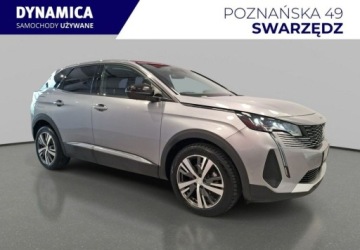 Peugeot 3008 II Crossover Facelifting  1.2 PureTech 130KM 2022 Peugeot 3008 VAT 23 Allure Pack 1.2PT 130KM automat 2022 r., salon PL, I wl