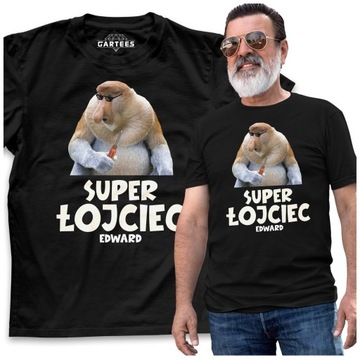 KOSZULKA DLA TATY OJCA SUPER ŁOJCIEC PREZENT DZIEŃ