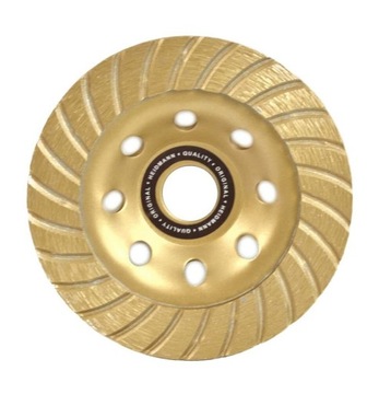 АЛМАЗНЫЙ ДИСК ДЛЯ ШЛИФОВАНИЯ БЕТОНА 125ММ ТУРБО + КРЫШКА