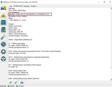 Vgate vLinker FD Wi-Fi Ford FORScan кодирование