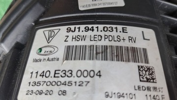 PORSCHE TAYCAN 9J1 FULL LED SVĚTLA PŘEDNÍ